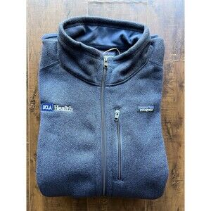 Patagonia Better Sweater Jacket Mens 3XL Navy Blue Full Zip UCLA Health Fleece
